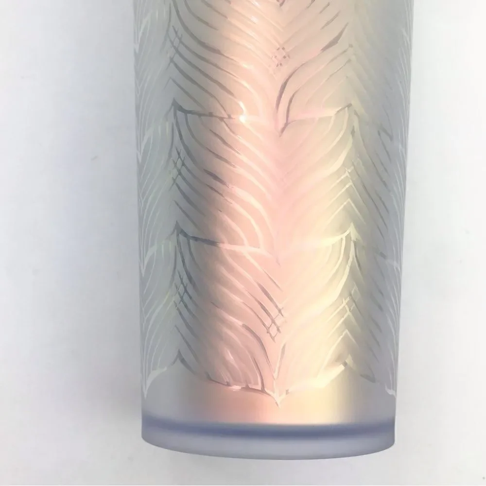 Starbucks 50th Anniversary 2021 Iridescent Frosted Mermaid Tail 24 oz Co…